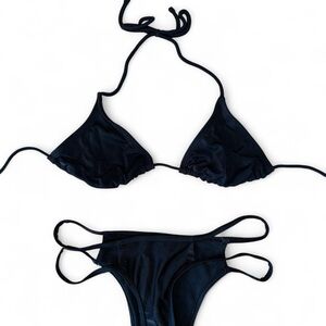 Black Triangle Bikini Set